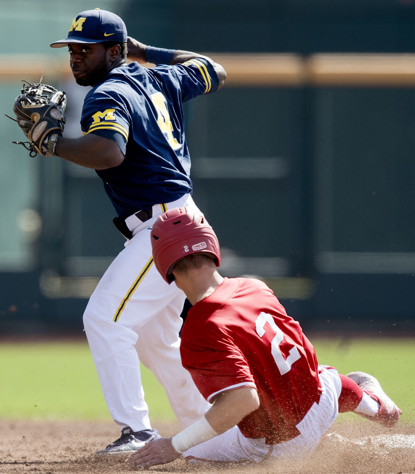 Nebraska vs. Michigan, first game, 5.25